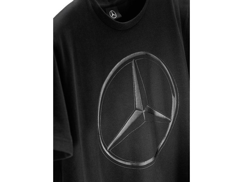 ➜ Camiseta Mercedes Negra, Manga Corta